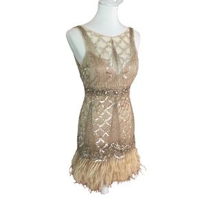 Sue Wong Nocturne 20's style Gatsby Flapper Mini Dress